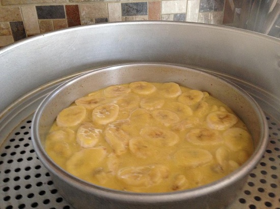 Cách làm bánh chuối hấp nước cốt dừa